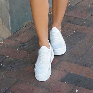 White sneakers